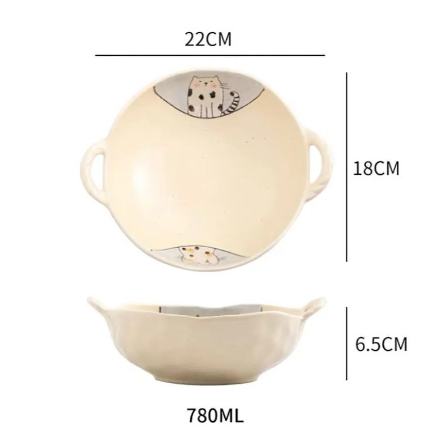 Title 7, Double-ear Bowl Soup Bowl Household