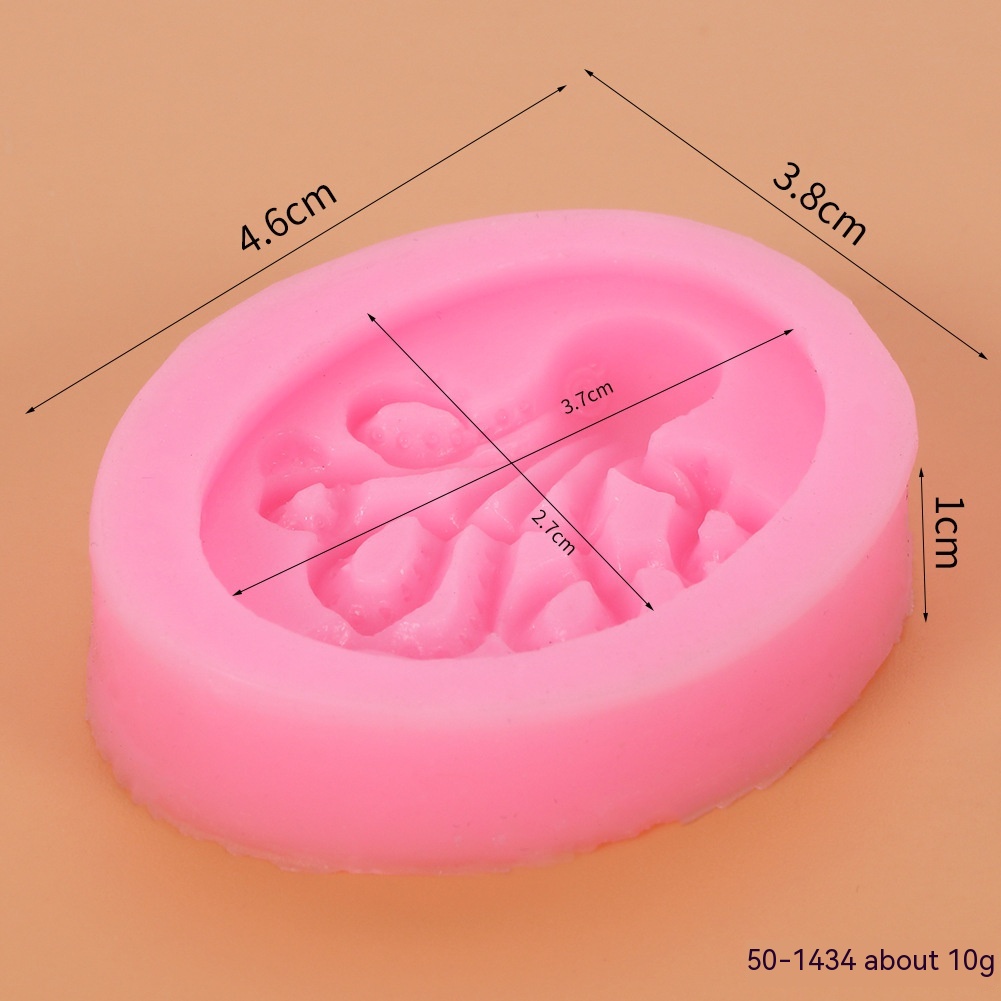 Title 2, Western Baking Octopus Fondant Silicone Mold