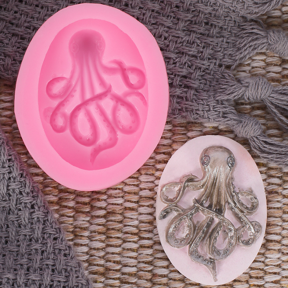 Title 4, Western Baking Octopus Fondant Silicone Mold