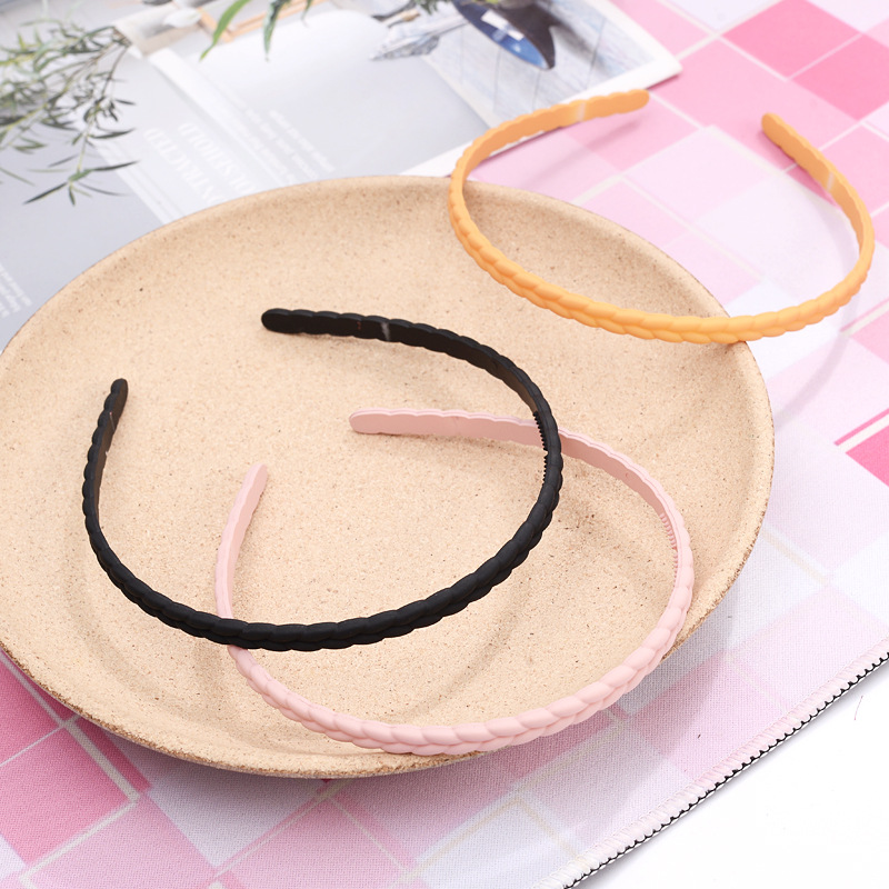 Morandi Frosted Headband Simple Hair Pressing Hairpin