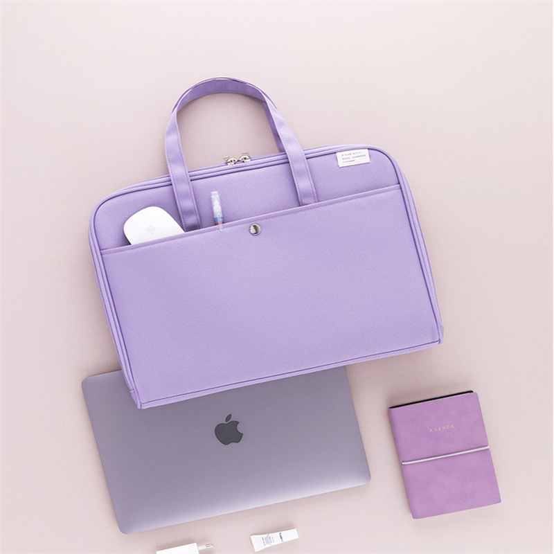 Solid Color Shock-absorbing Laptop Bag — foto 3