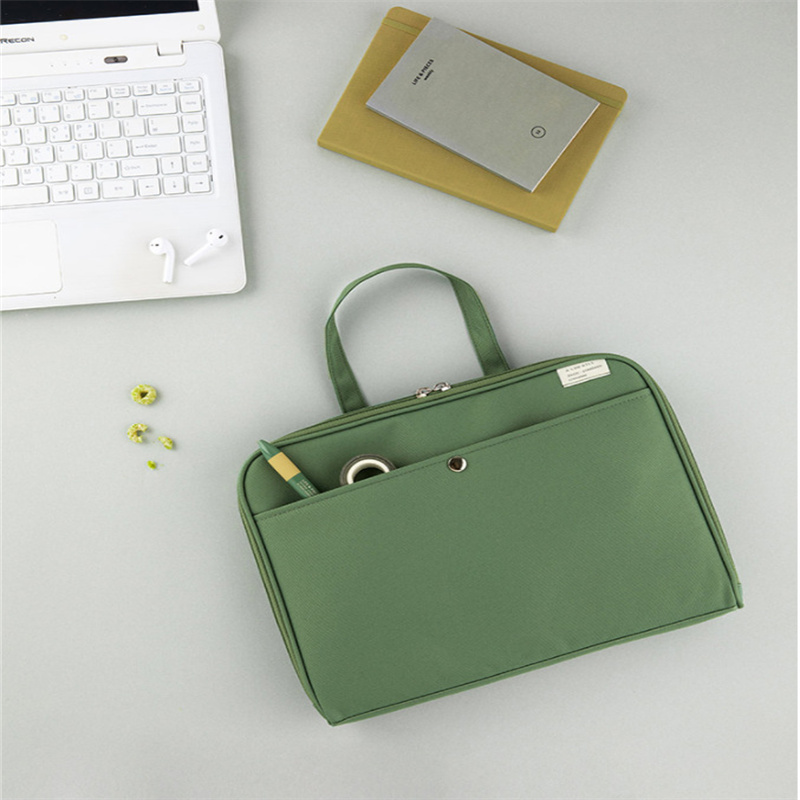 Solid Color Shock-absorbing Laptop Bag — foto 8