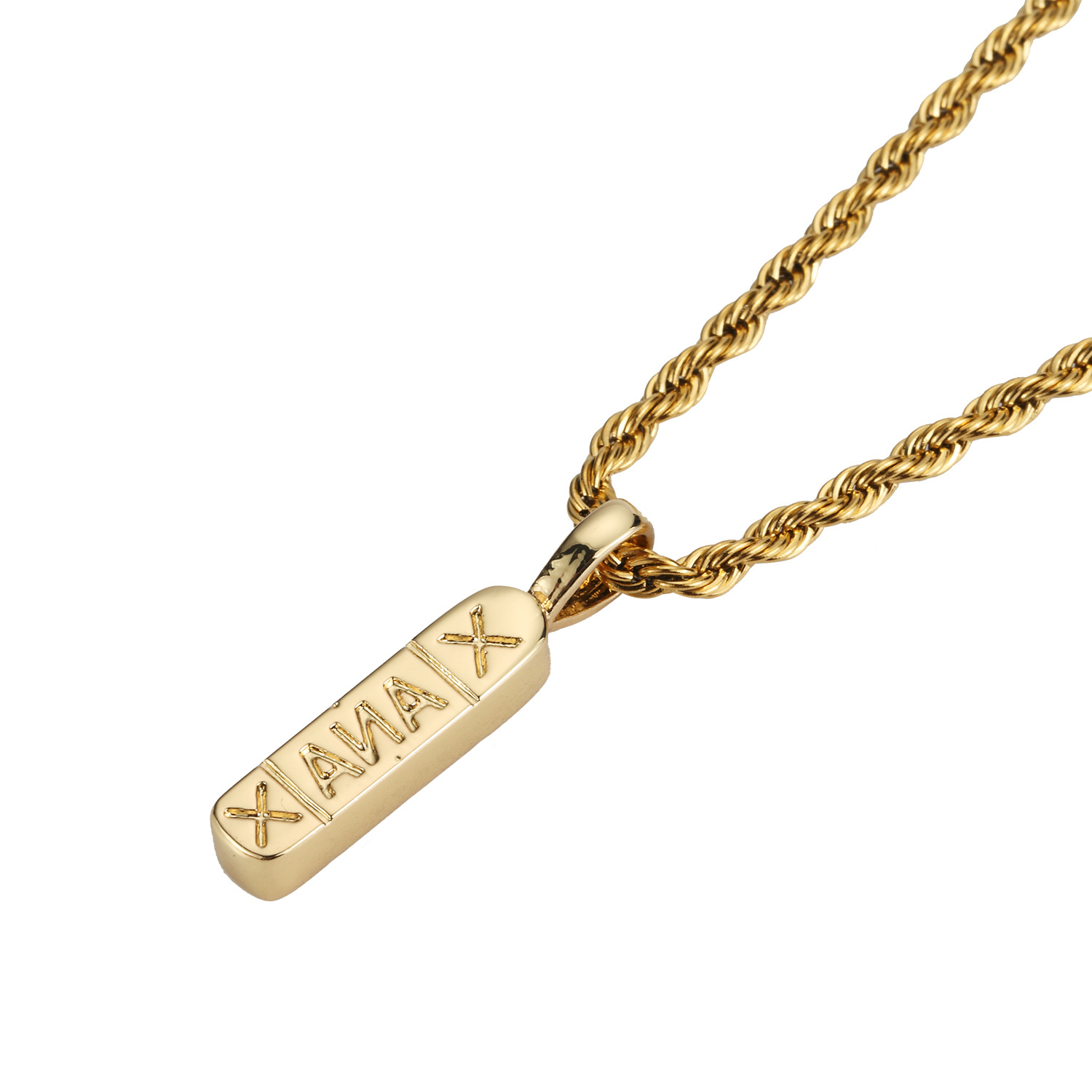 Title 5, Tide brand men and women XANAX pendant Pure cop...