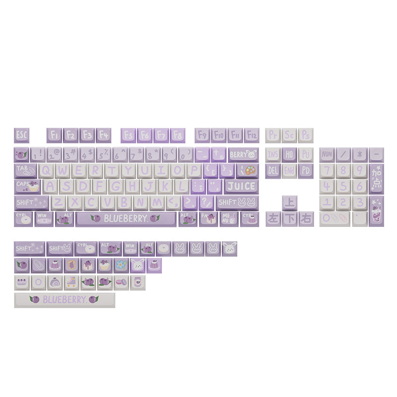 Title 5, PBT Keycaps with XDA Profile, Sublimation Print...