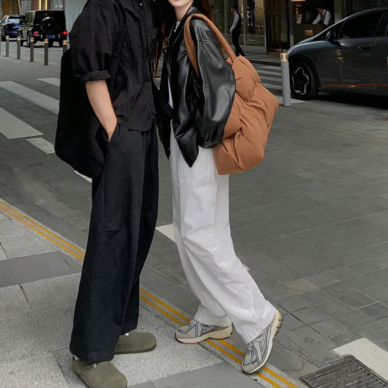 New Casual All-match Down Cotton Shoulder Handbag — foto 11