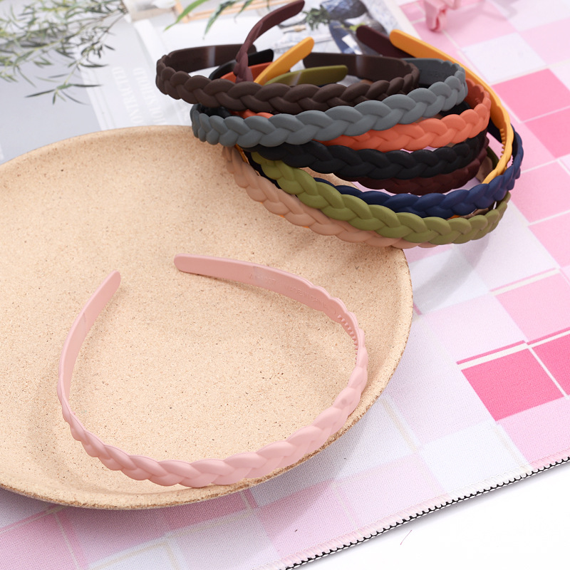 Title 2, Morandi Frosted Headband Simple Hair Pressing H...