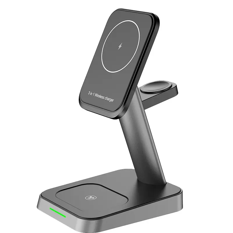 Mobile Phone Vertical Wireless Charger Watch Three-in-one