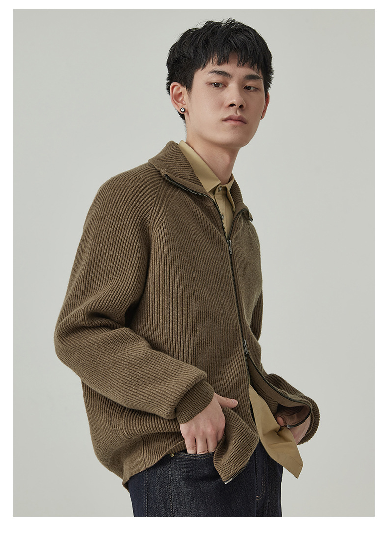 Title 13, Thickened Knitting Sweater Men