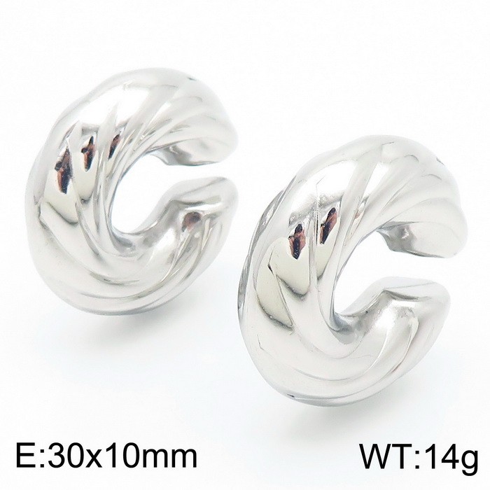 French Style Popular Donut Ear Clip - Image 6