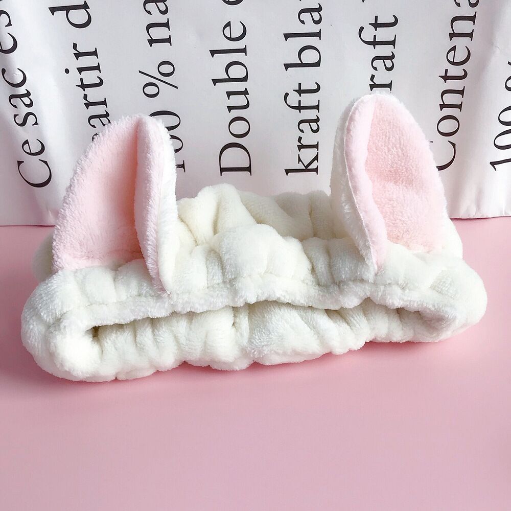 Title 28, Bowknot Rabbit Ears Antlers Plush Washing Face ...