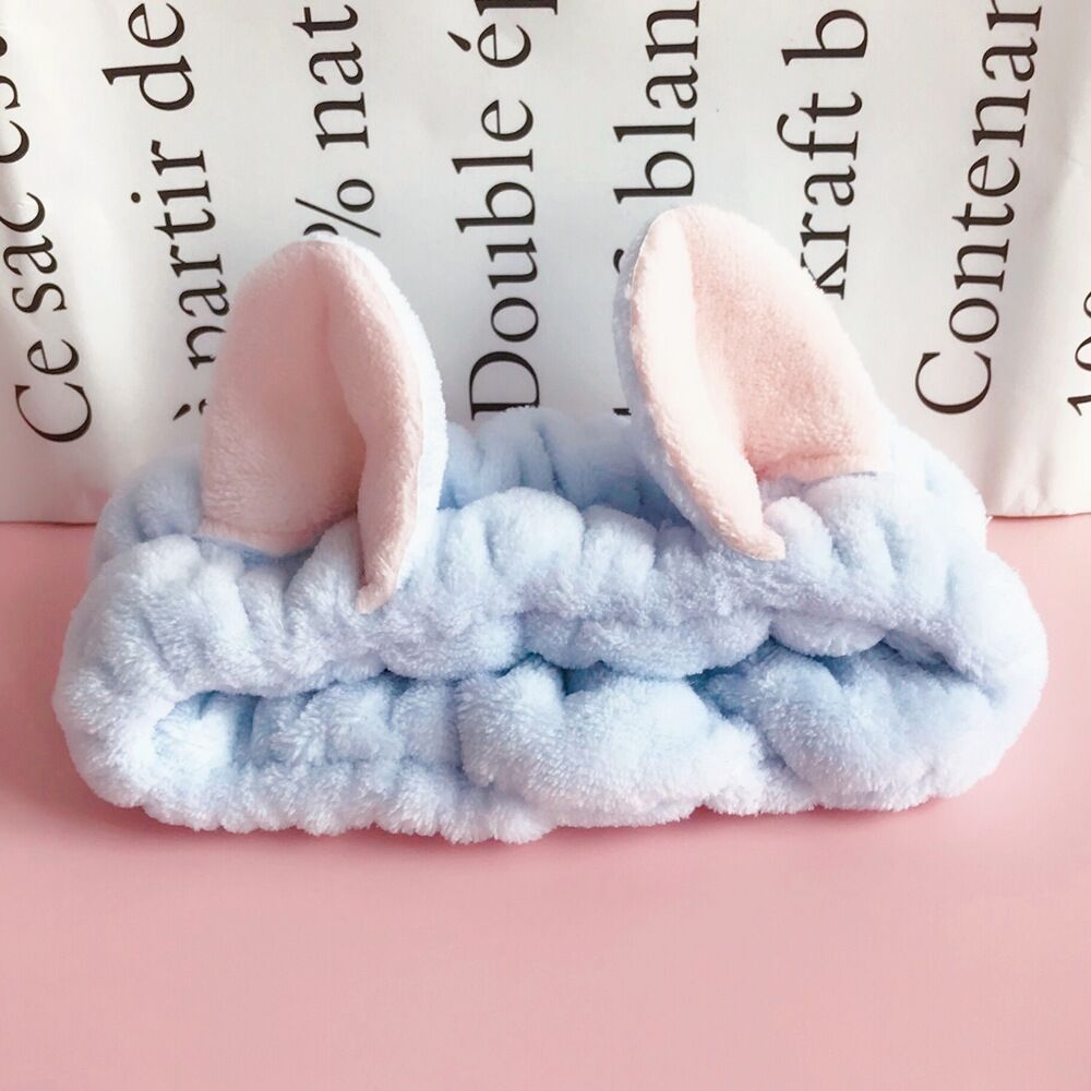 Title 29, Bowknot Rabbit Ears Antlers Plush Washing Face ...