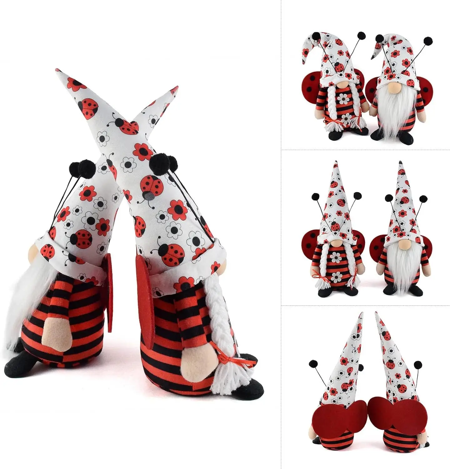 Ladybug Theme Faceless Baby Doll
