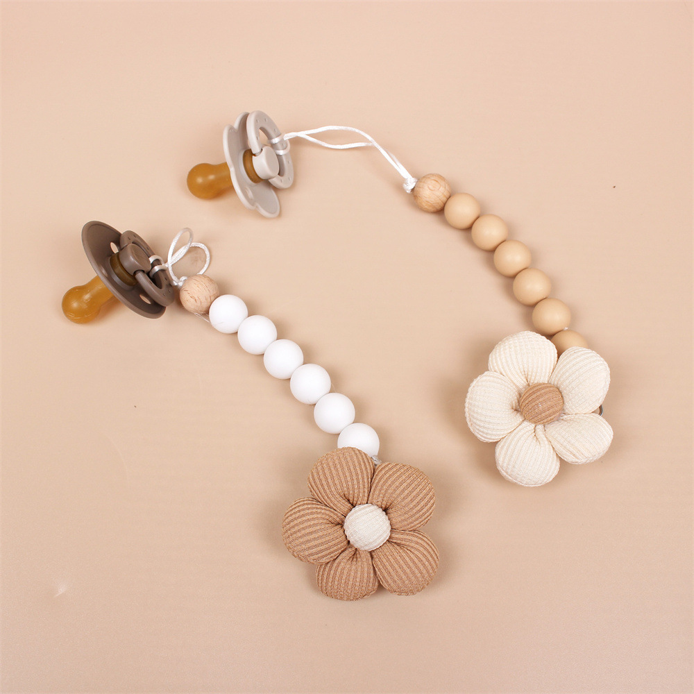 Anti-drop Baby Silicone Beads Pacifier Clip - Image 7