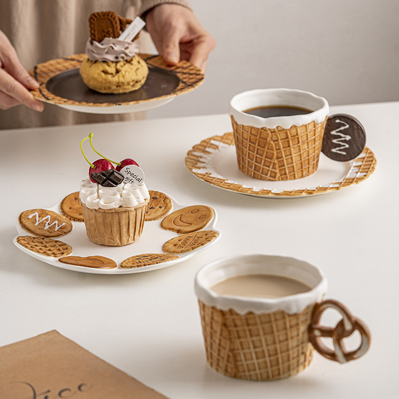 Title 4, Creative Biscuits Series Ceramic Tableware Hous...