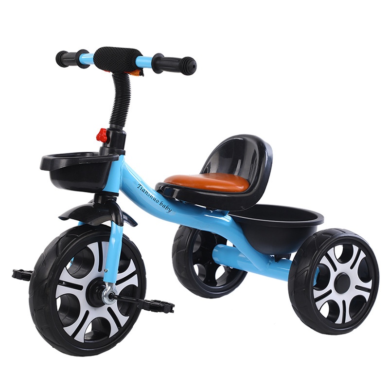 Children's Three-wheeled Bicycle Anti-rollover With Bucket - Image 14