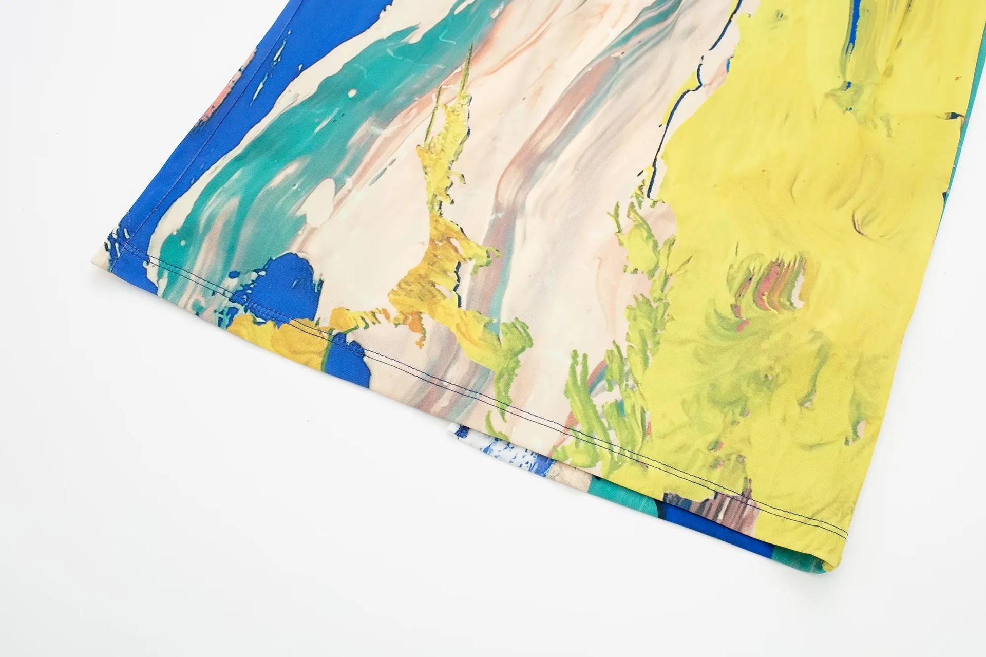 Sleeveless Round Neck Printed Midi Skirt Long Dress