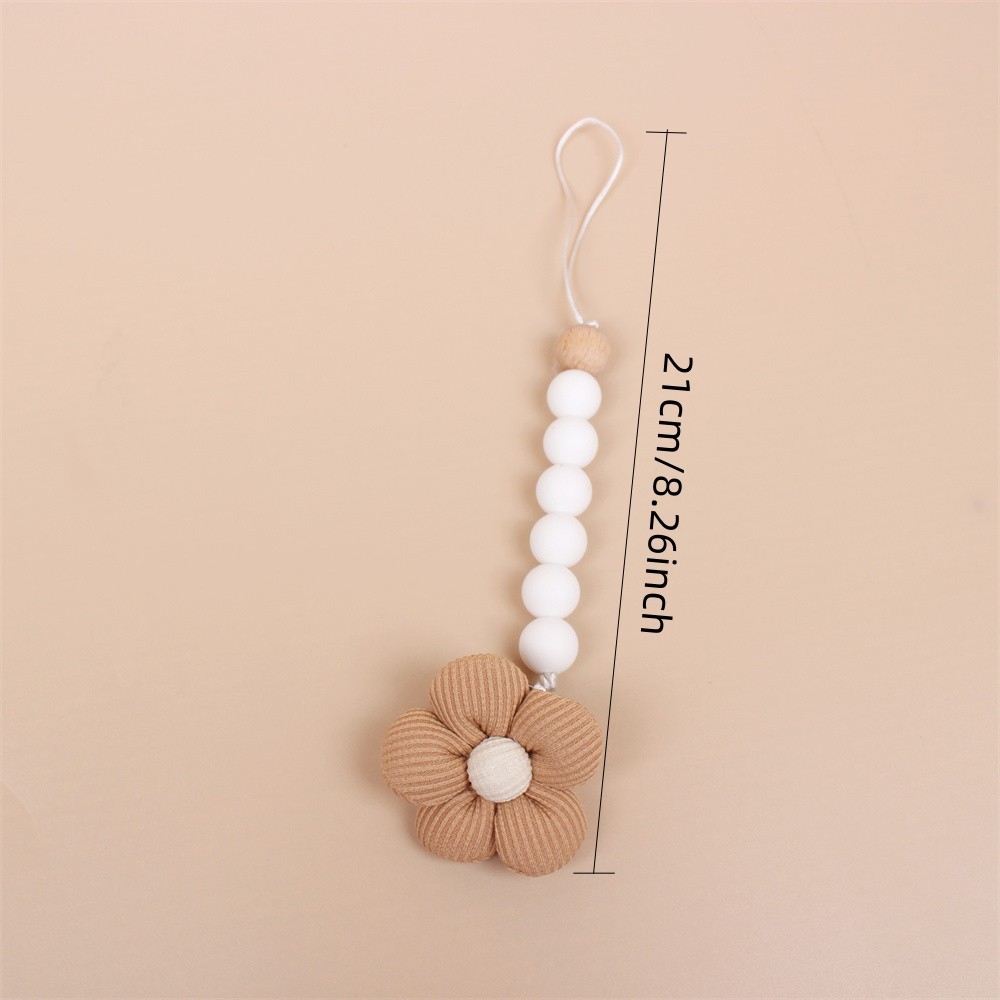 Title 6, Anti-drop Baby Silicone Beads Pacifier Clip