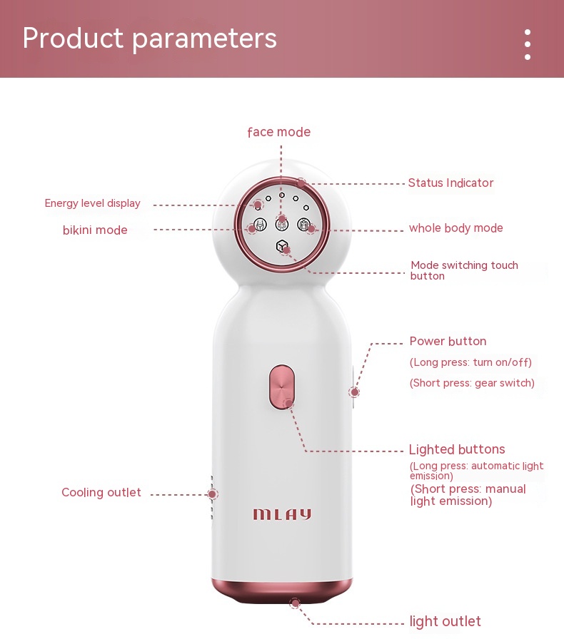 Sapphire Whole Body Hair Removal And Skin Rejuvenation Intense Pulsed Light Treatment Instrument Women's Beauty Instrument — foto 17