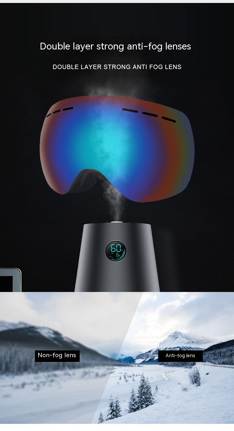 Title 7, Spherical Ski Double-layer Anti-fog HD Large Vi...