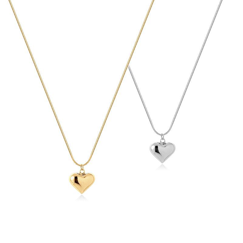 Gold Love Titanium Steel Necklace For Women Ins Cold Style