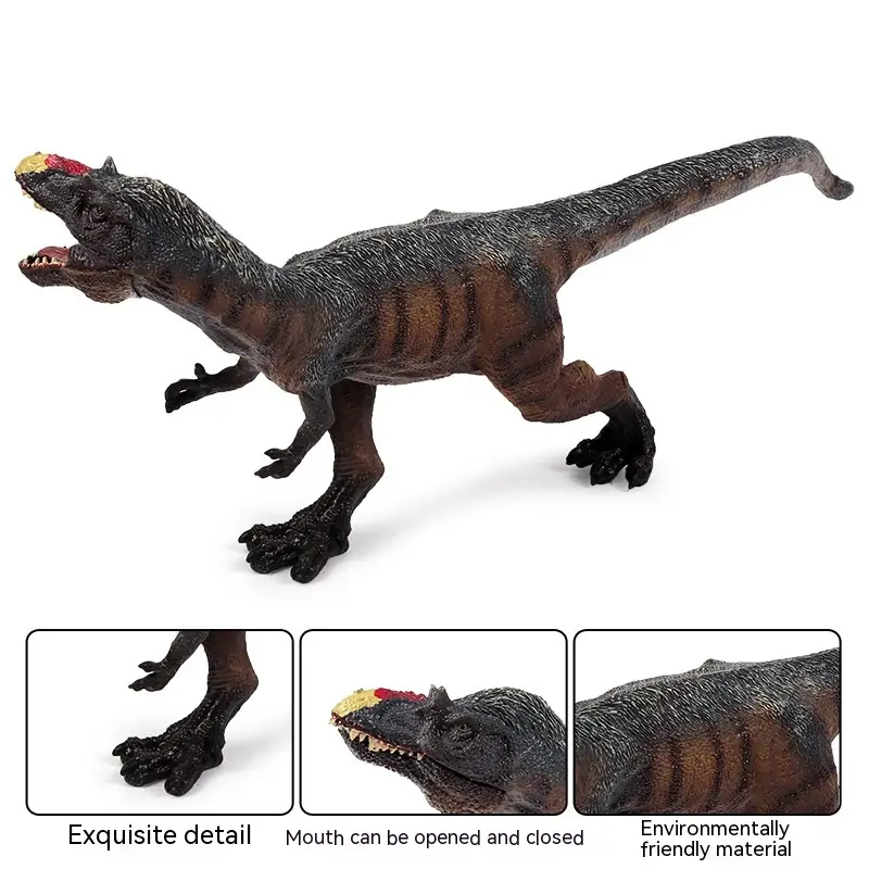 Children's Simulation King Dragon Feather Tyrannosaurus Dinosaur Model Toy Plastic Wild Animal Hand Office