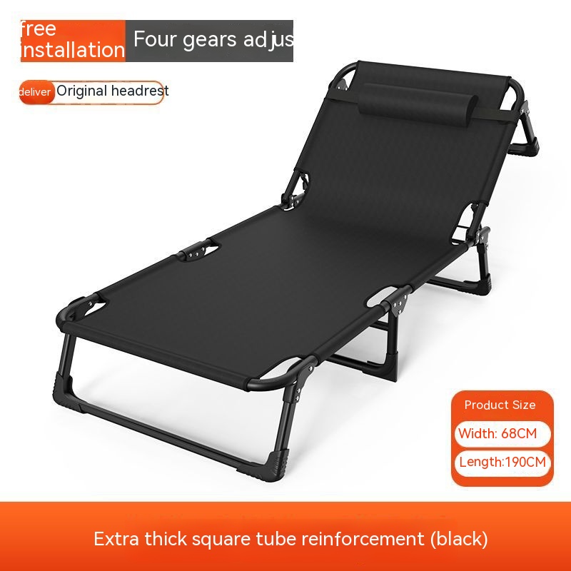 Portable Lounge Chair Simple Campsite Folding Bed - Image 12