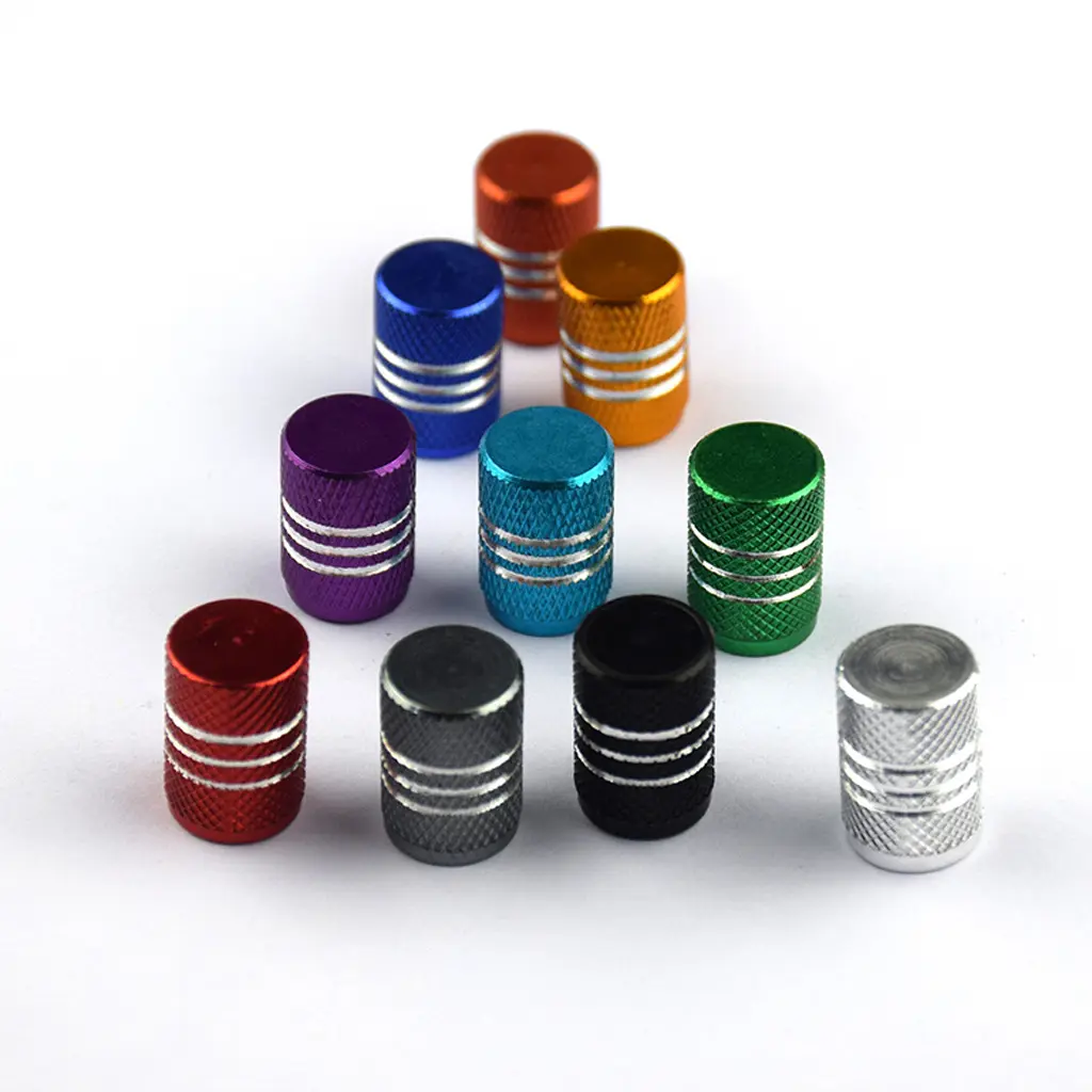 Car Tire Aluminum Alloy Color Valve Cap