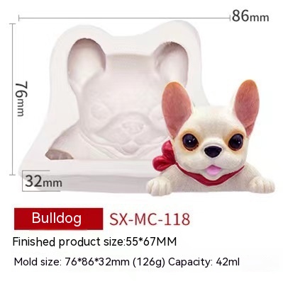 Title 2, Corgi Fondant Silicone Mold DIY Baking