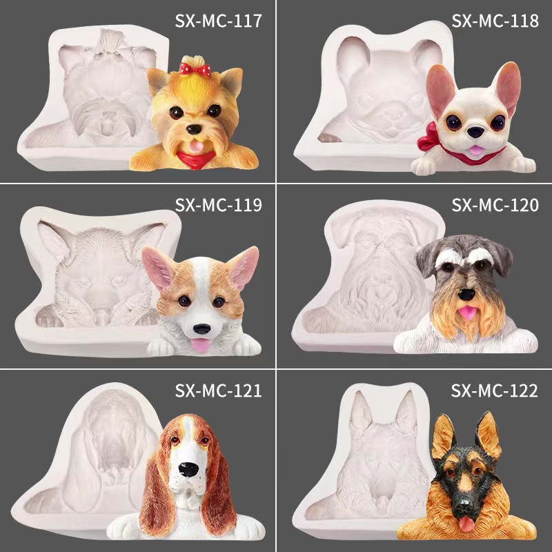 Title 5, Corgi Fondant Silicone Mold DIY Baking