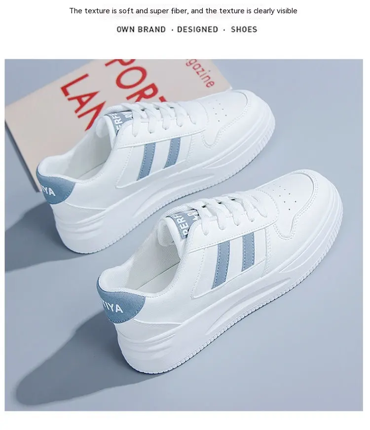 Women's All-matching Casual Sports Leather Summer White