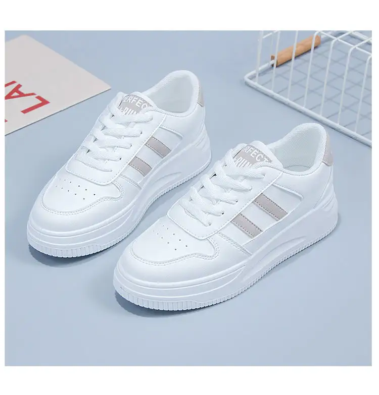 Women's All-matching Casual Sports Leather Summer White