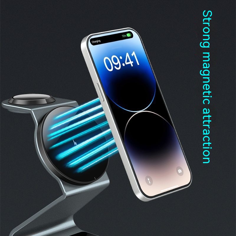 Title 3, Desktop Vertical Three-in-one Wireless Charger