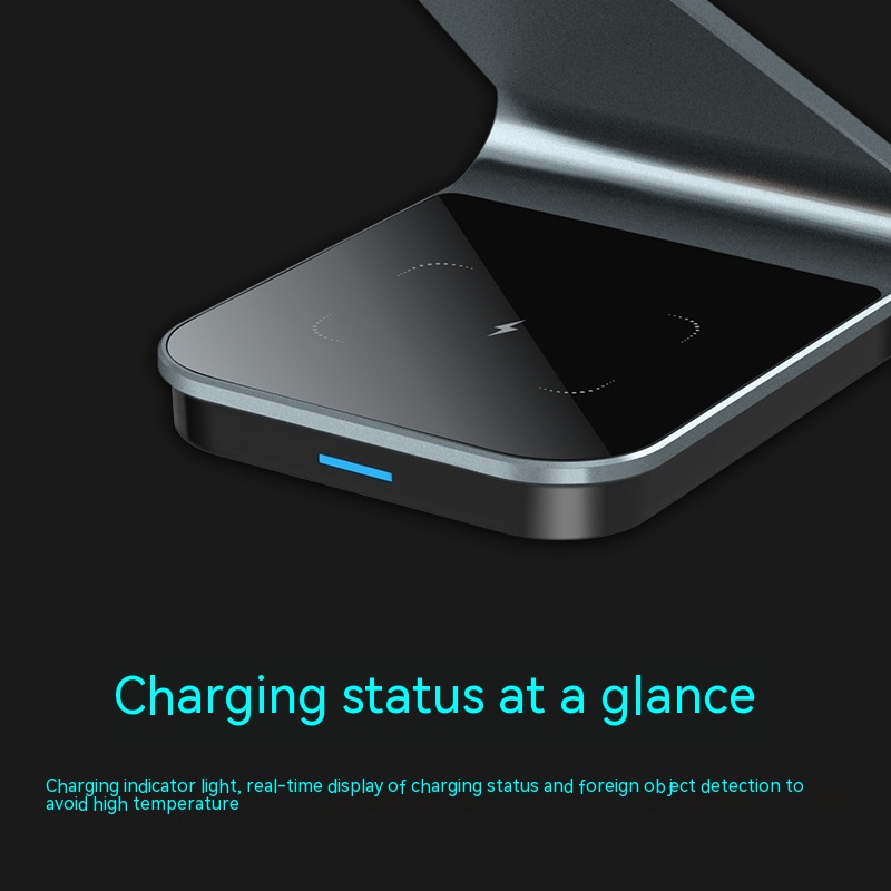 Title 4, Desktop Vertical Three-in-one Wireless Charger