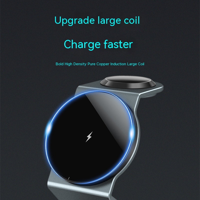 Title 5, Desktop Vertical Three-in-one Wireless Charger