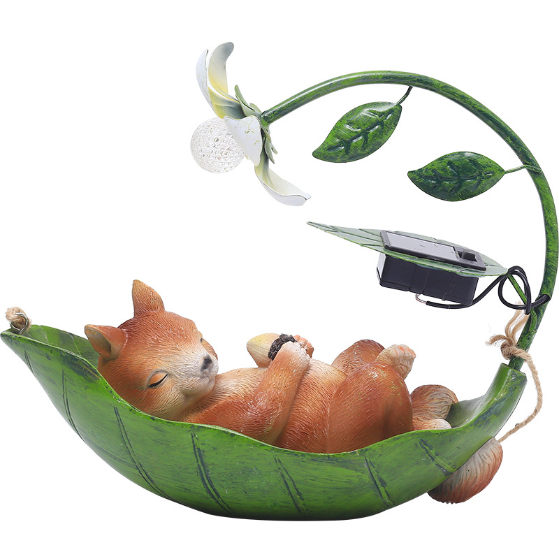 Tree Animal Solar Decorative Lamp