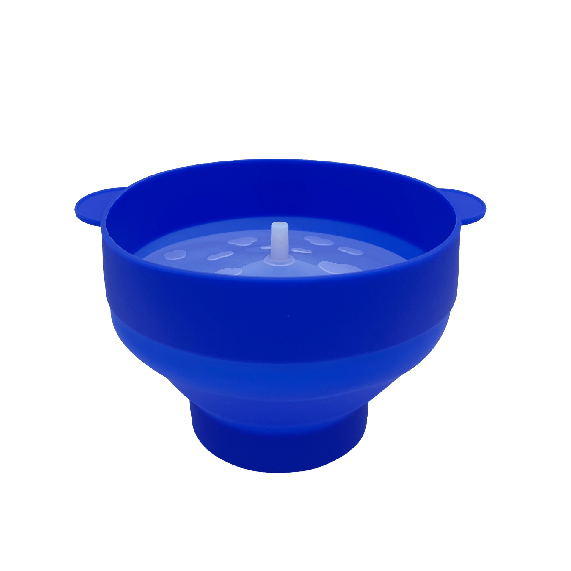Foldable Popcorn Bowl Microwave Oven Silicone High Temperature Resistant Creative Large Lidded
