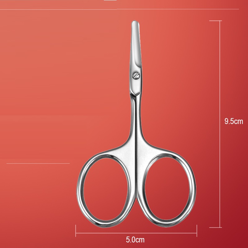 Title 4, Makeup Beauty Prob-pointed Scissors Eyebrow Sci...