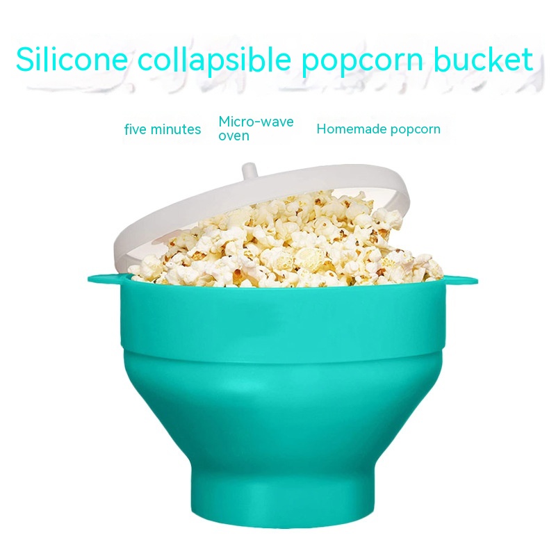 Title 2, Foldable Popcorn Bowl Microwave Oven Silicone H...