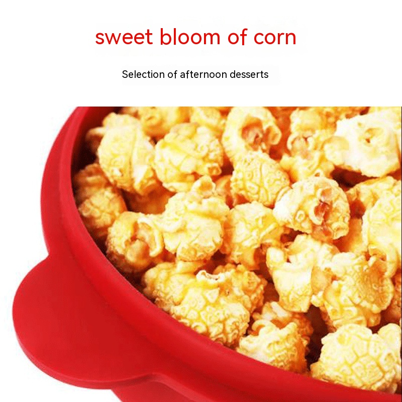 Title 4, Foldable Popcorn Bowl Microwave Oven Silicone H...