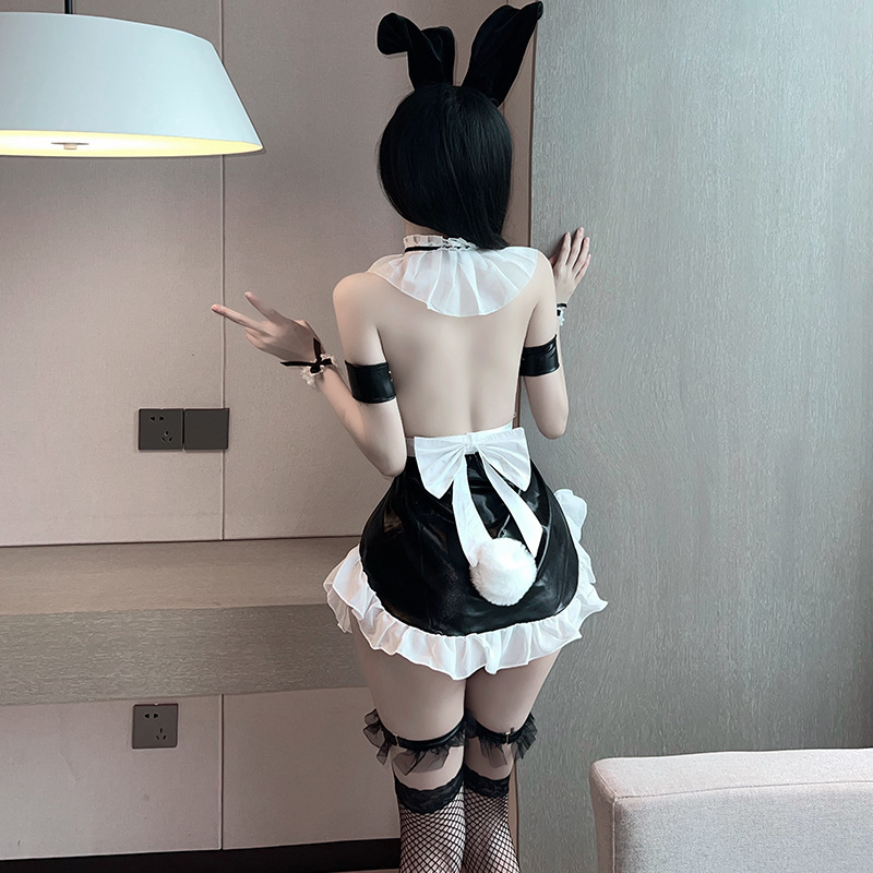 Title 2, Lingerie Sexy Backless Dress Cute Bunny Girl