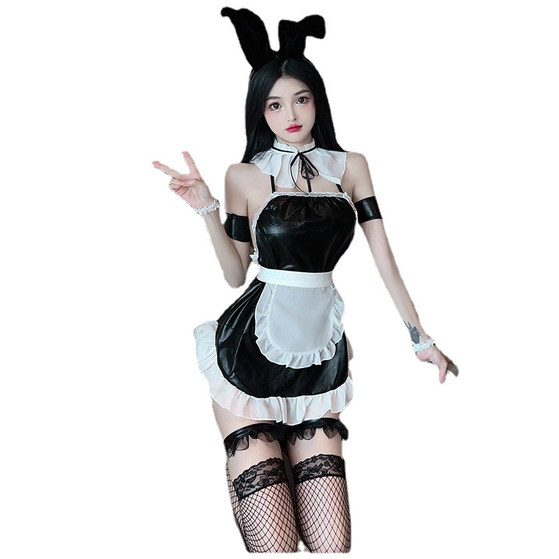 Title 4, Lingerie Sexy Backless Dress Cute Bunny Girl