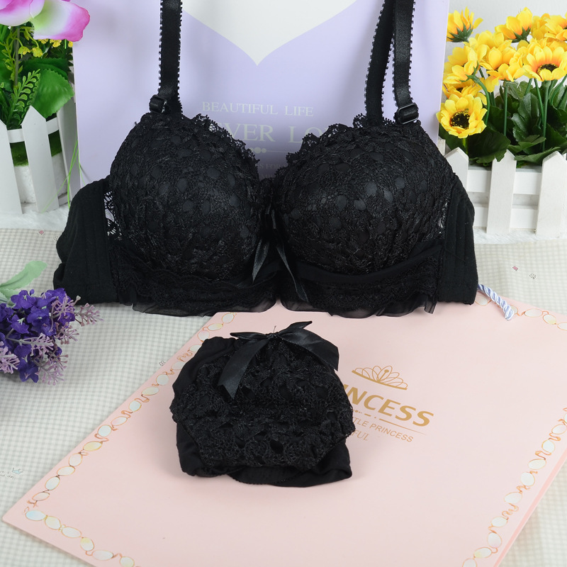 Title 11, Lace Thin Cute Girly Bra Set