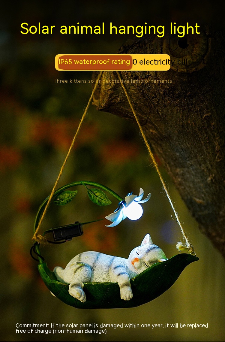 Title 4, Tree Animal Solar Decorative Lamp