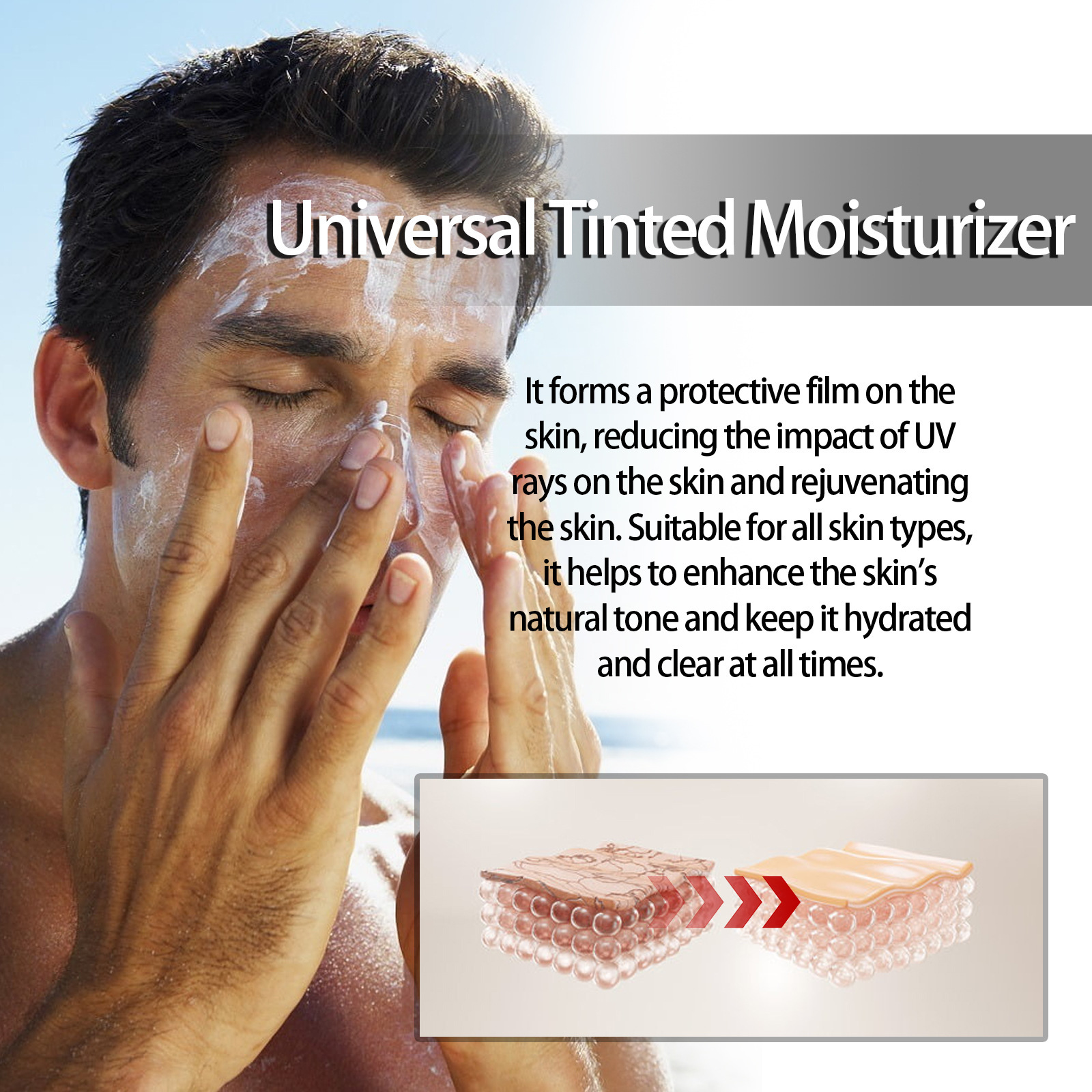 Title 2, Refreshing Natural Not Oily UV Protection Body ...