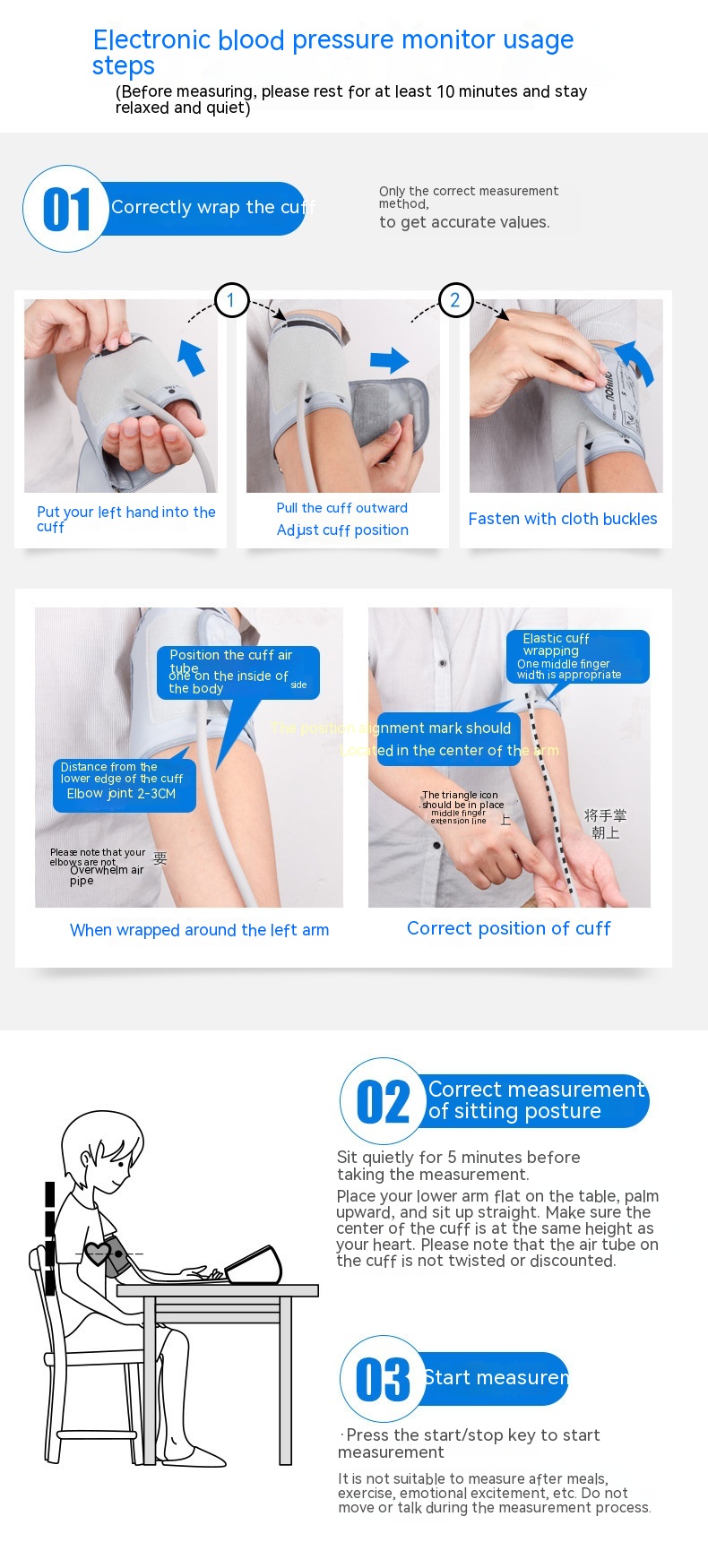 Title 1, Upper Arm Electronic Blood Pressure Meter House...