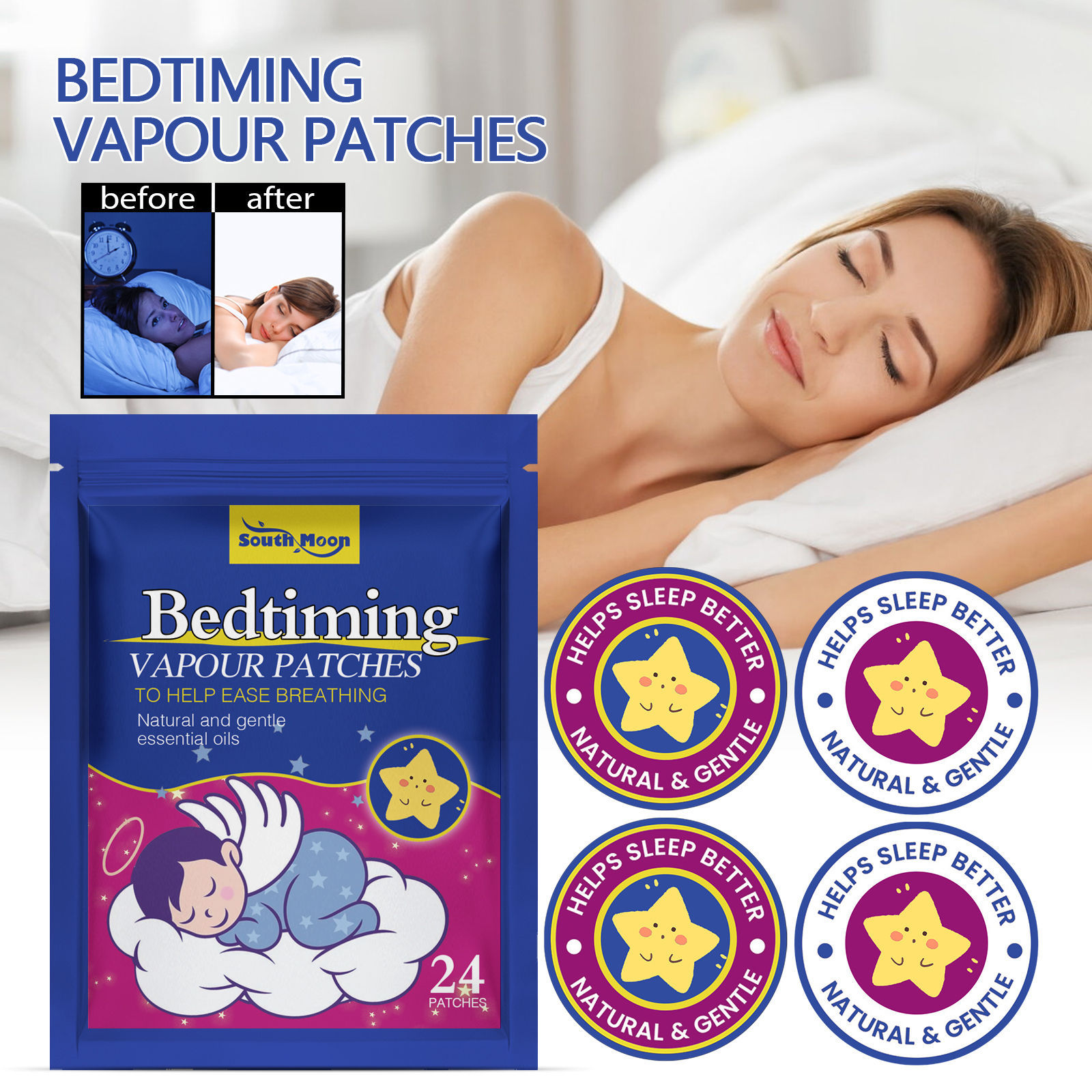 Relieve Physical Fatigue Sleep Stickers - Relieve Fatigue | Dream Tech