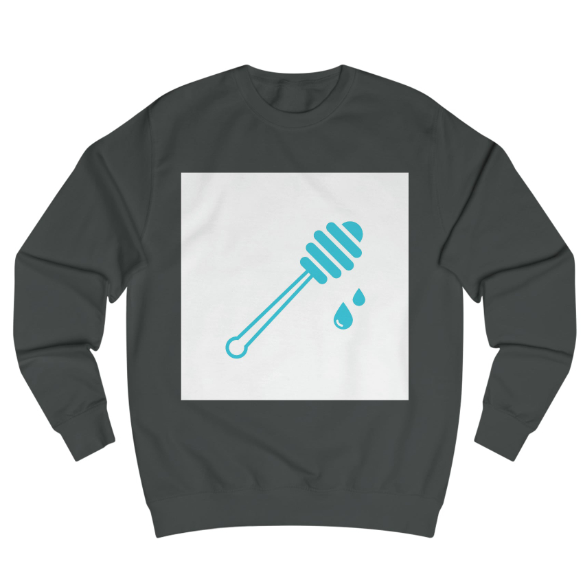 Spring And Autumn Cartoon Printed Round Neck Unisex Sweatshirt