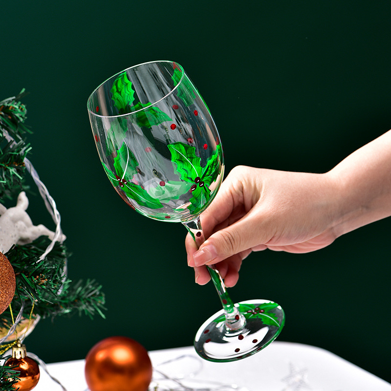 Title 4, Christmas Decorative Glass Goblet