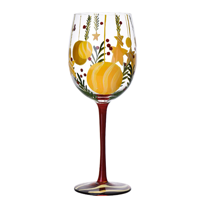 Title 5, Christmas Decorative Glass Goblet