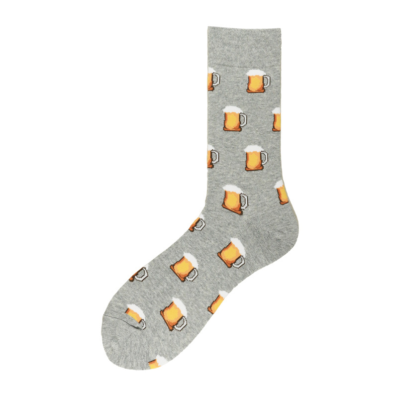 Title 6, Creative and Versatile Food Cotton Tube Socks